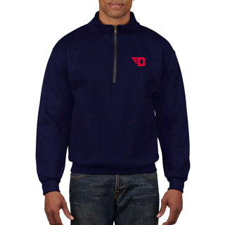 University of Dayton Flyers Primary Logo 1/4 Zip Sweatshirt - Navy