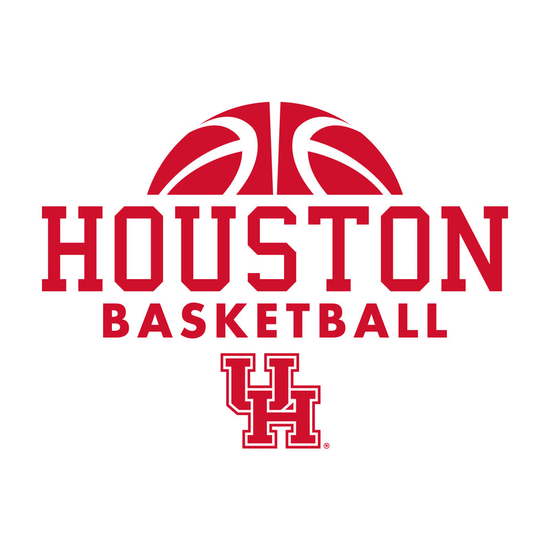 University of Houston Cougars Basketball Hype Short Sleeve T Shirt - White