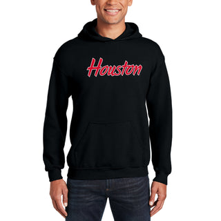 Houston Cougars Basic Script Hoodie - Black