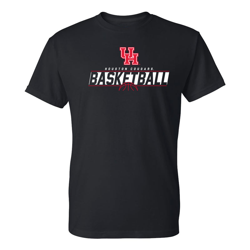 Houston Cougars Basketball Charge T Shirt - Black