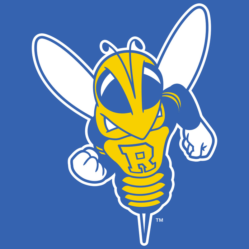 University of Rochester Yellowjackets Primary Logo Womens Short Sleeve T Shirt - Royal