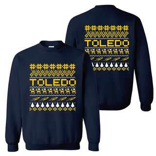 Toledo Holiday Sweater Crewneck - Navy