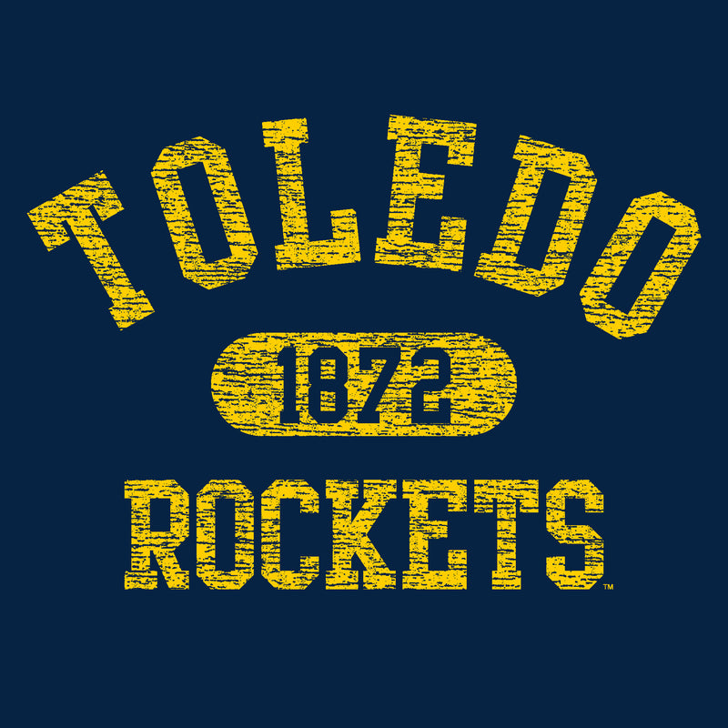 University of Toledo Rockets Athletic Arch Heavy Blend Hoodie - Navy