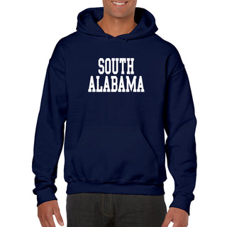 South Alabama Jaguars Basic Block Hoodie - Navy