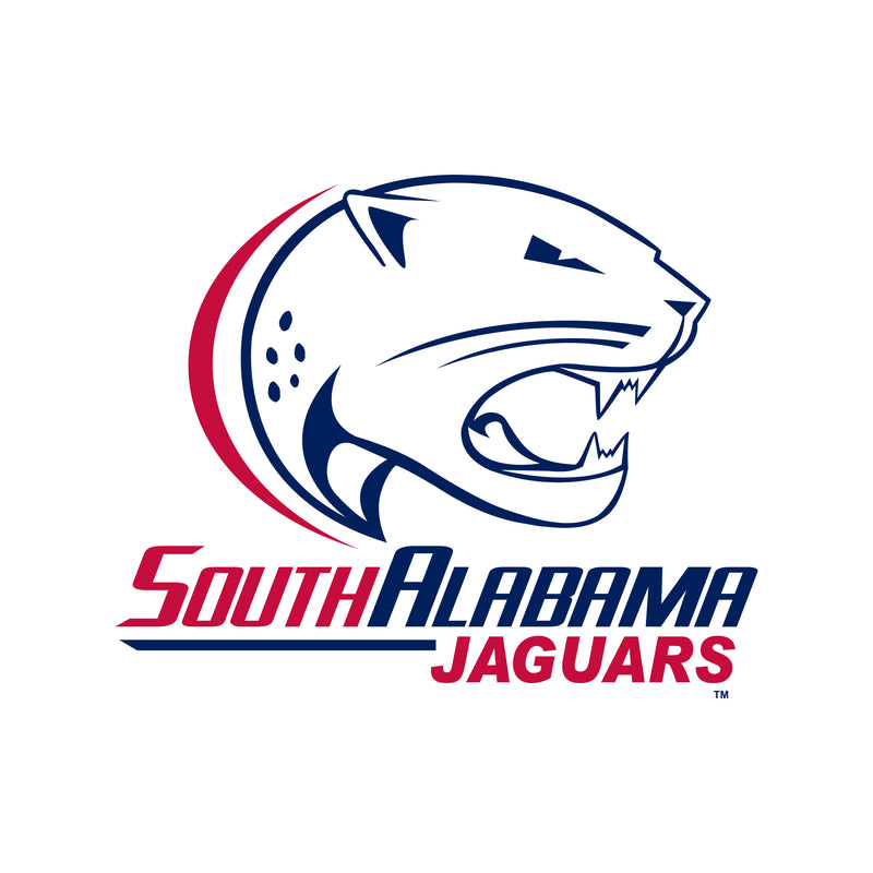 South Alabama Jaguars Primary Logo T Shirt - White