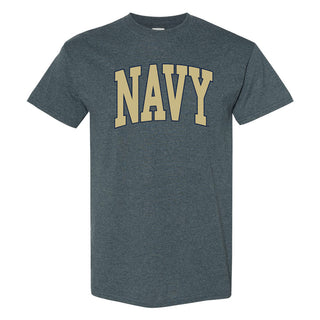 US Naval Academy Midshipmen Mega Arch T-Shirt - Dark Heather