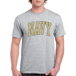 US Naval Academy Midshipmen Mega Arch T-Shirt - Sport Grey