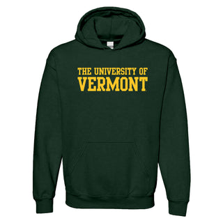 Vermont Basic Block Hoodie - Forest