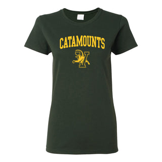 Vermont Arch Logo Womens T-Shirt - Forest