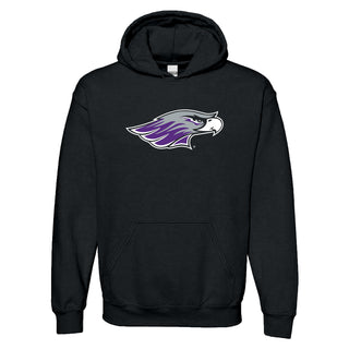 UW-Whitewater Primary Logo Hoodie - Black