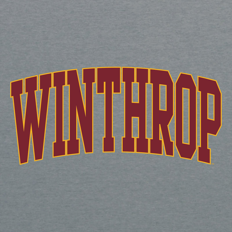 Winthrop Eagles Mega Arch T-Shirt - Graphite Heather