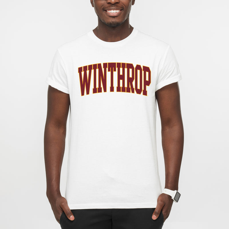 Winthrop Eagles Mega Arch T-Shirt - White