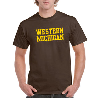 Western Michigan Basic Tee - Dk. Chocolate