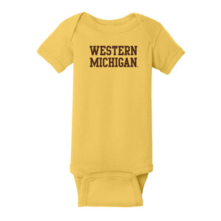 Western Michigan Basic Block Creeper - Yellow