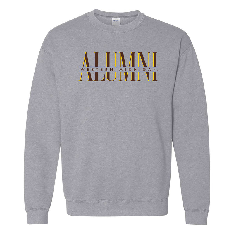 Western Michigan Classic Alumni Crewneck - Sport Grey