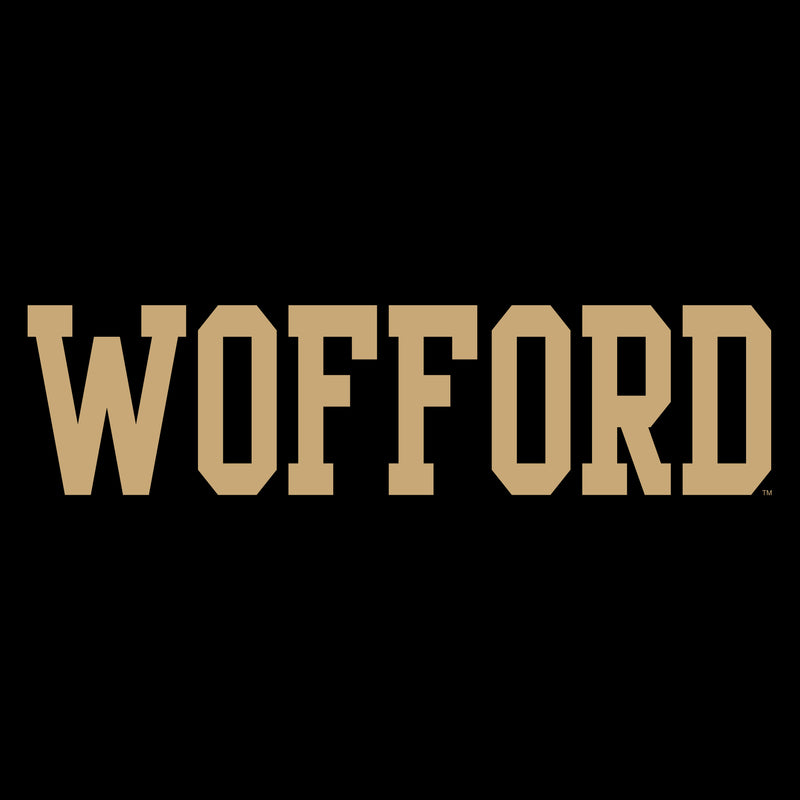 Wofford College Terriers Basic Block Womens T Shirt - Black