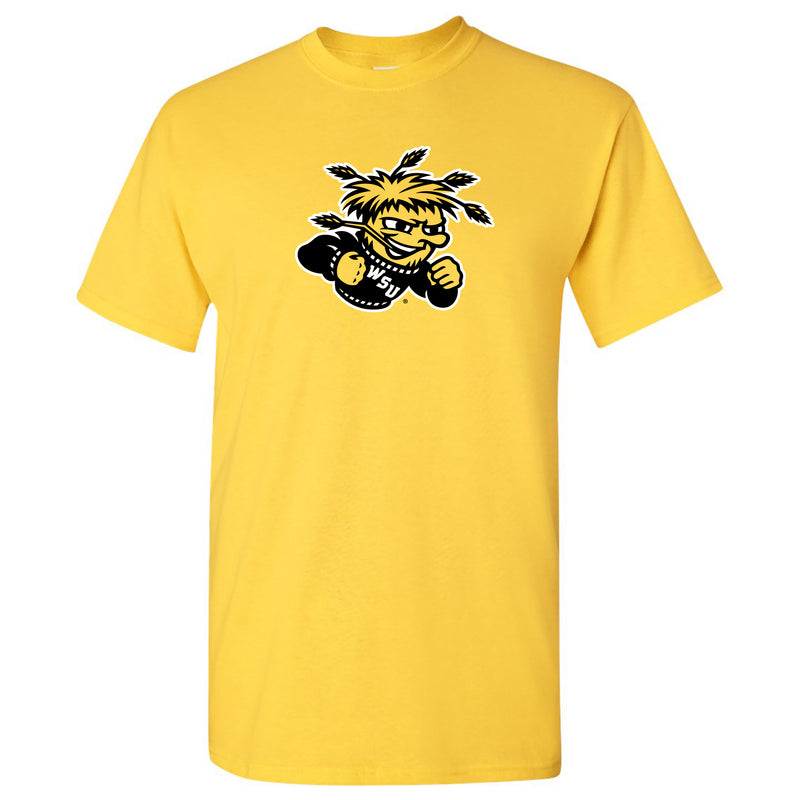 Wichita State University Shockers Primary Logo Short Sleeve T Shirt - Daisy