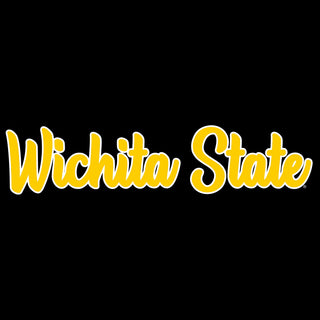 Wichita State University Shockers Basic Script Heavy Blend Hoodie - Black