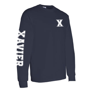 Xavier Double Sleeve Long Sleeve - Navy