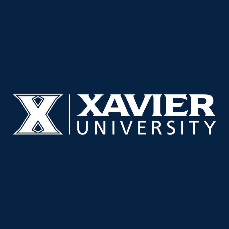 Xavier University Musketeers Institutional Logo Hoodie - Navy