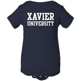 Xavier University Musketeers Basic Block Creeper - Navy