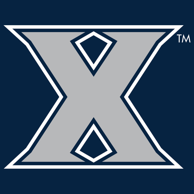 Xavier University Musketeers Primary Logo Short Sleeve T-Shirt - Navy