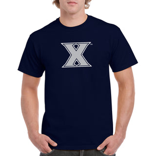 Xavier University Musketeers Primary Logo Short Sleeve T-Shirt - Navy