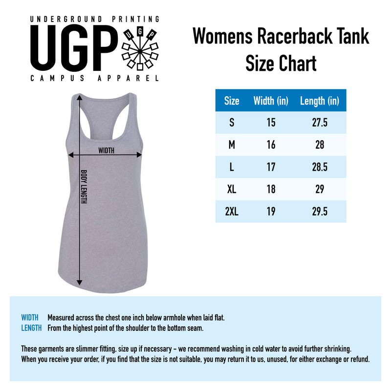 Buffalo Basic Block Women's Racerback Tank - Royal