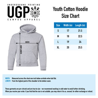 UGP Block Michigan Youth Hoodie - Gold